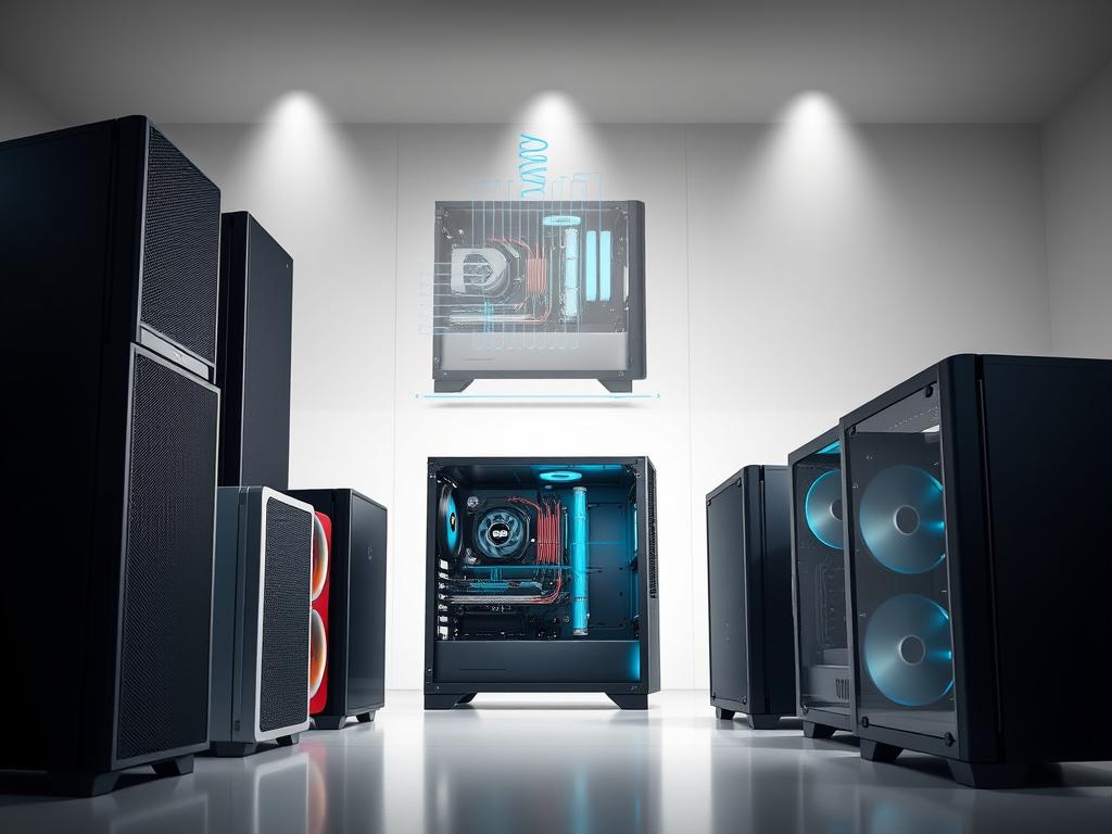 pc case sizes and airflow design